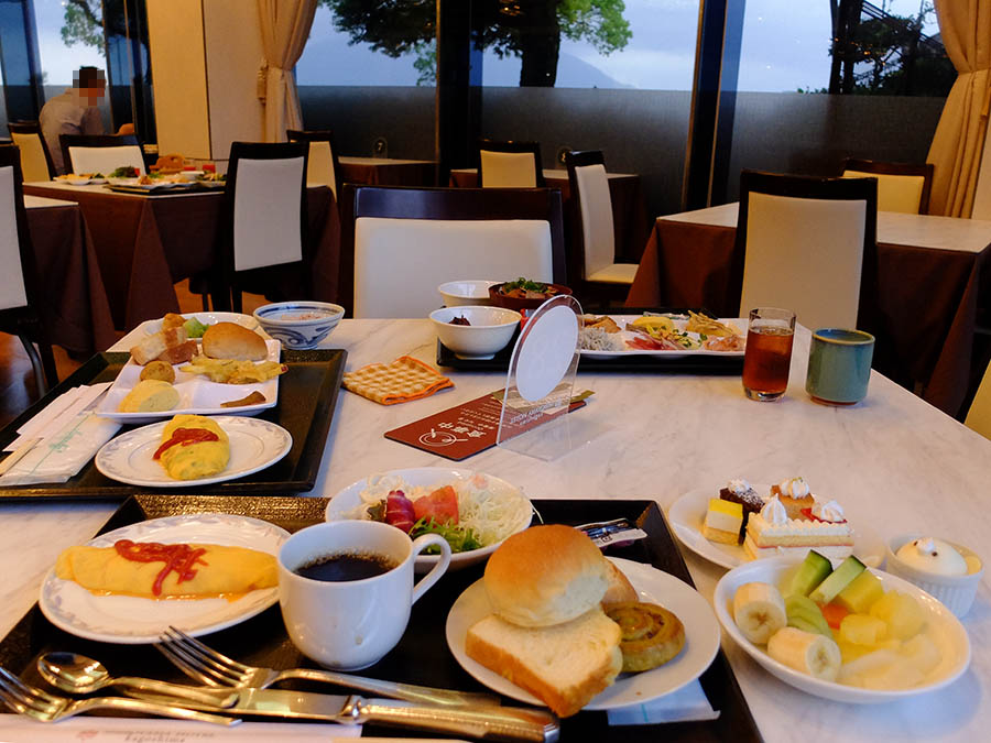 3日目の朝食ビュッフェ