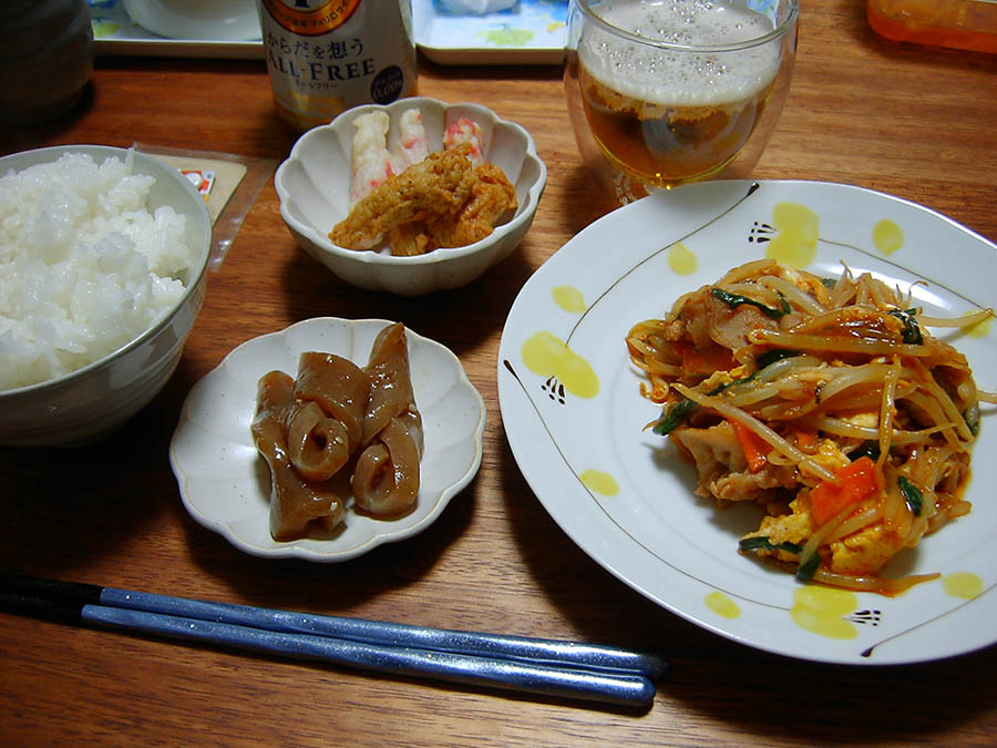 ふんわり玉子の豚キムチ炒