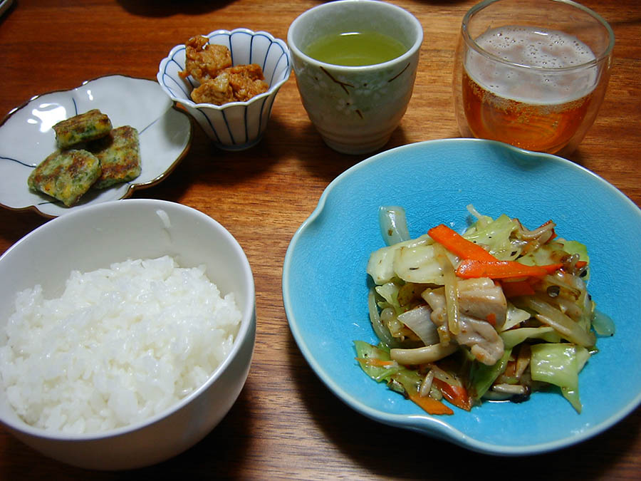 鶏肉とシャキッと野菜のまろやか塩炒め