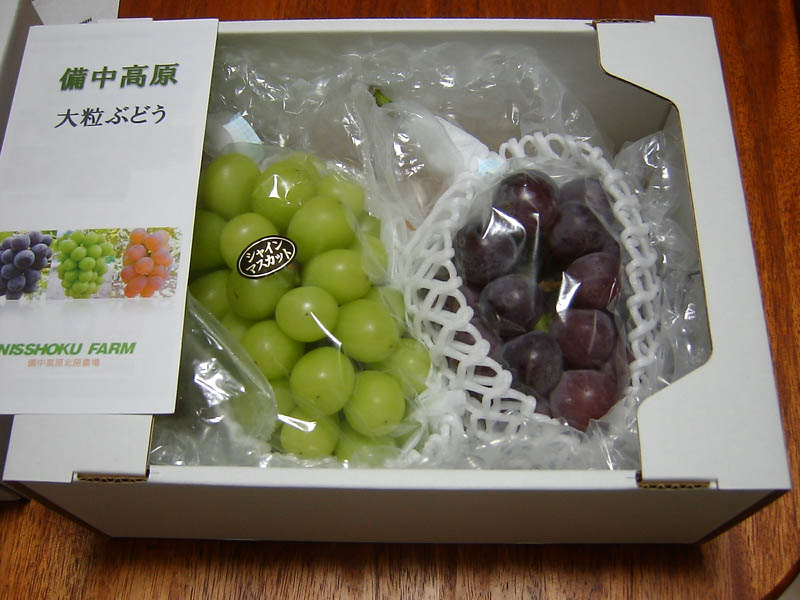 ふるさと納税返礼品の備中高原ぶどう