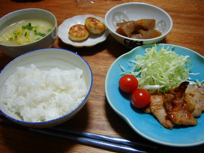 豚モモ肉の味噌漬け焼き