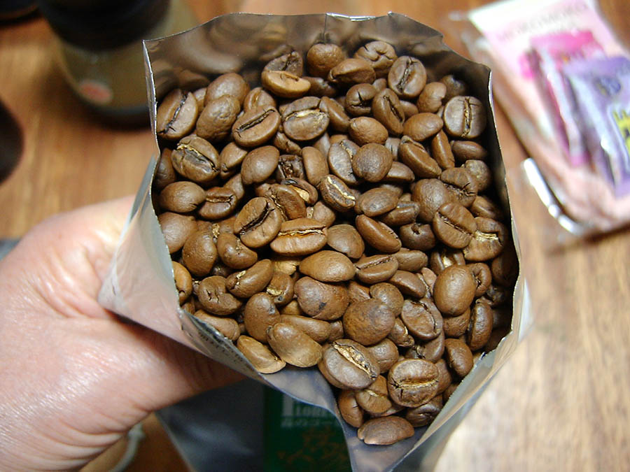 森のコーヒーを開封