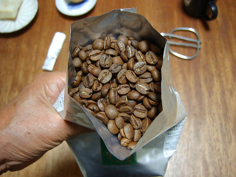 森のコーヒーを開封