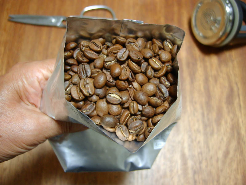 パウロさんのゲイシャブレンドを開封