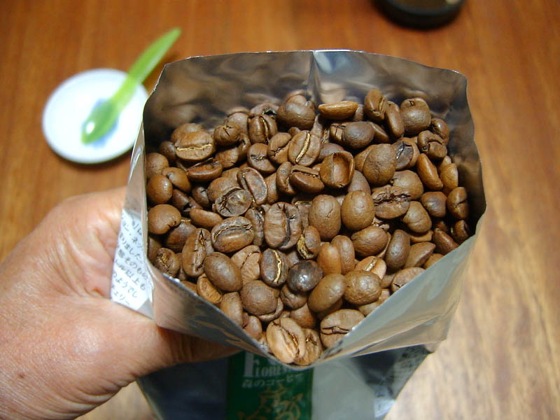 森のコーヒーを開封