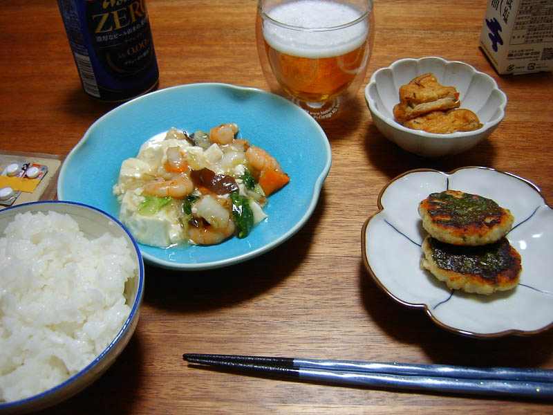 豆腐と海老の八宝菜