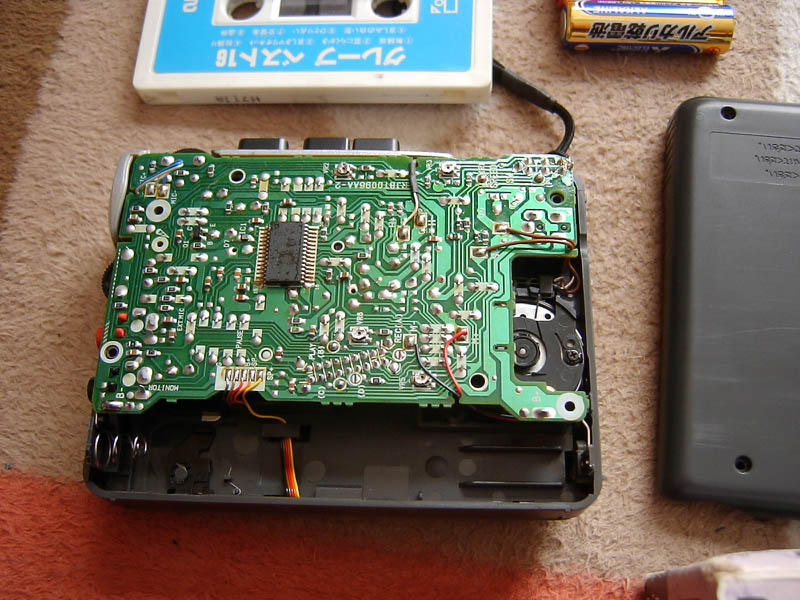 カセットレコーダー分解