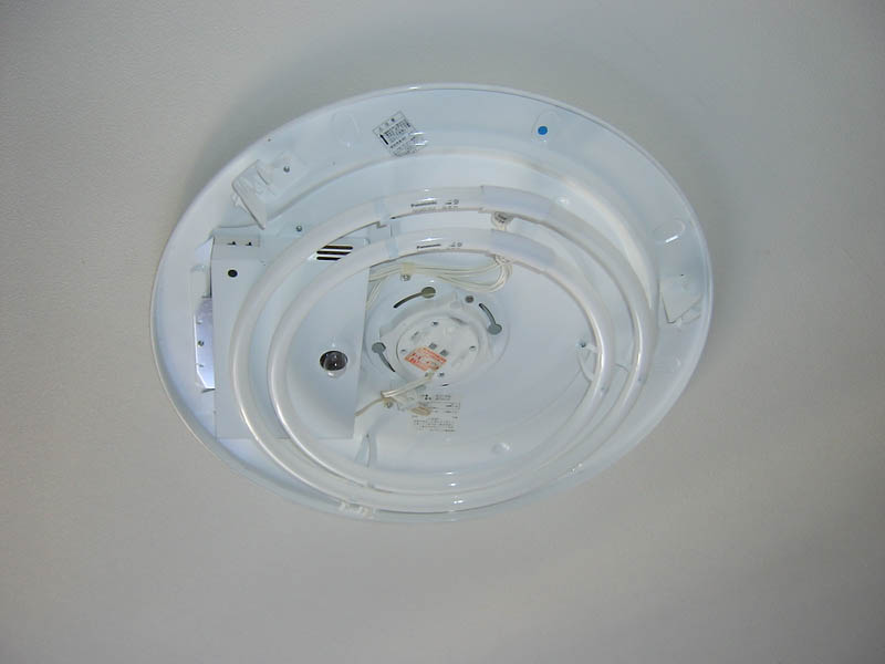 蛍光灯シーリングライト再利用