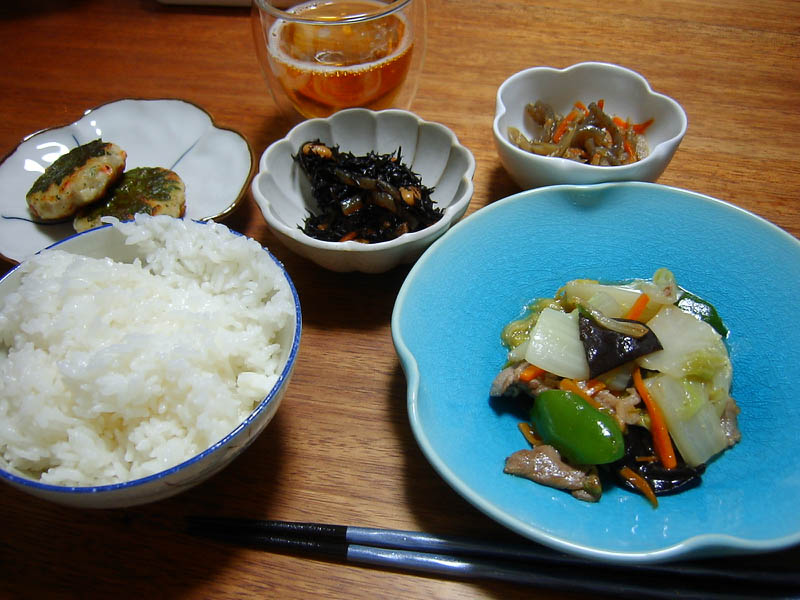 白菜と生きくらげの中華炒め