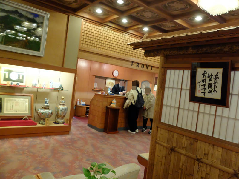 ホテルの部屋に