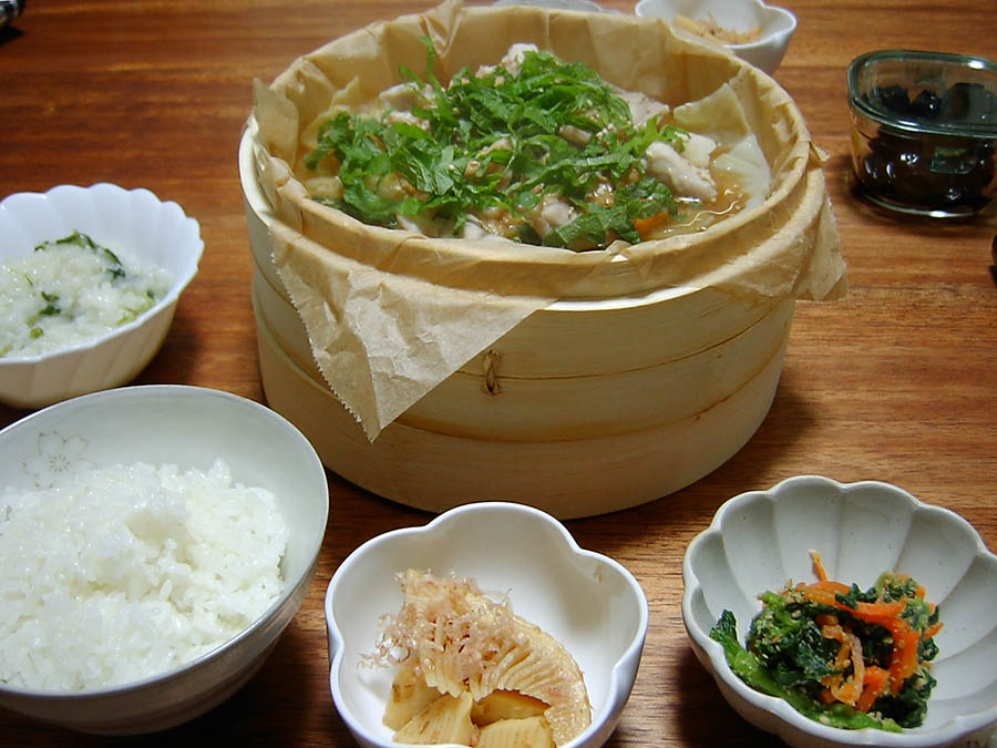ほっとやさしい鶏キャベツ蒸し