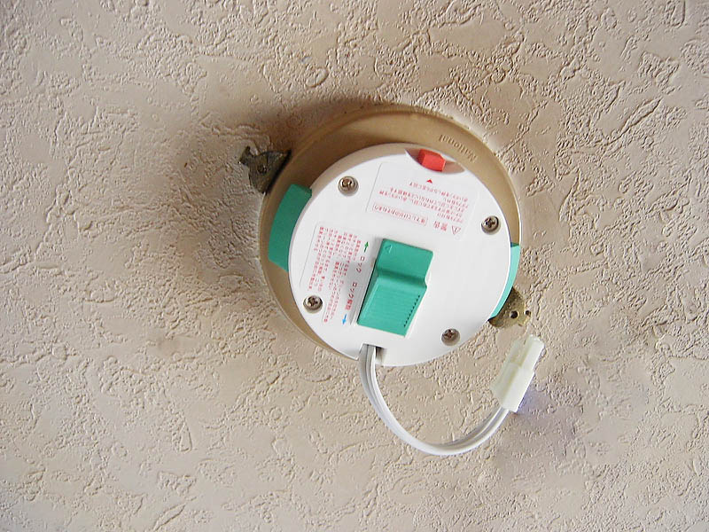 LEDシーリングライトを取り付けた