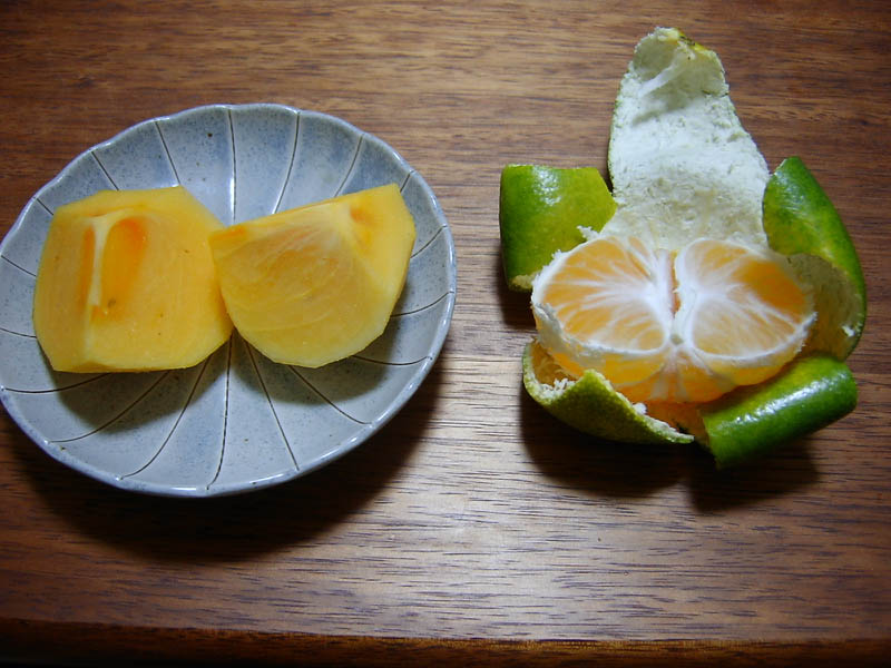 柿とみかん
