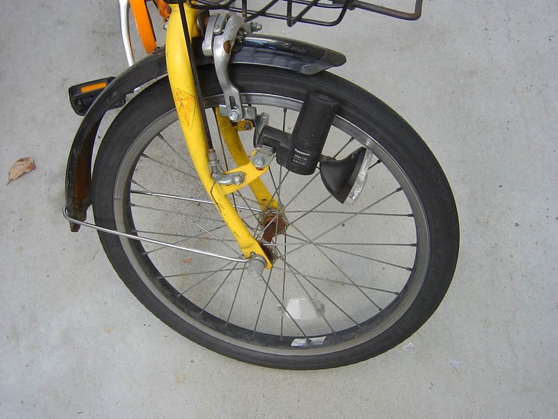 自転車のパンク修理