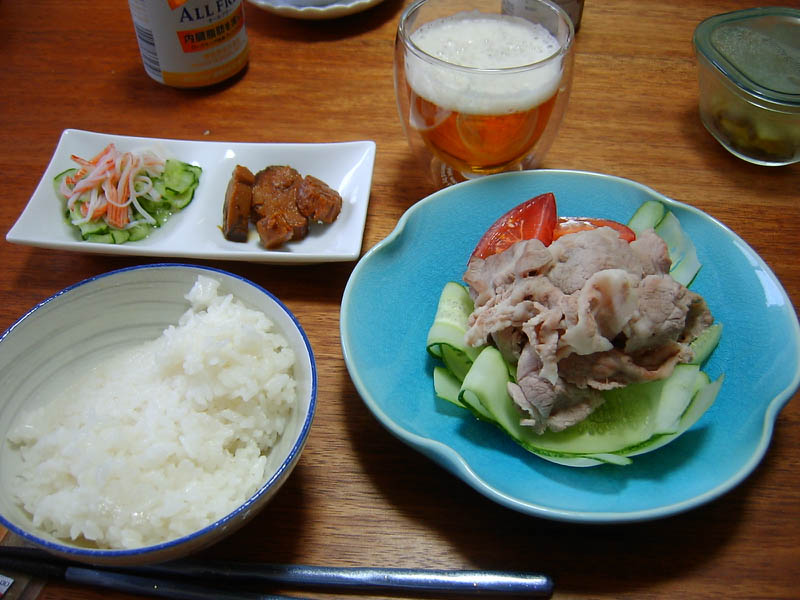 豚肉の冷しゃぶ