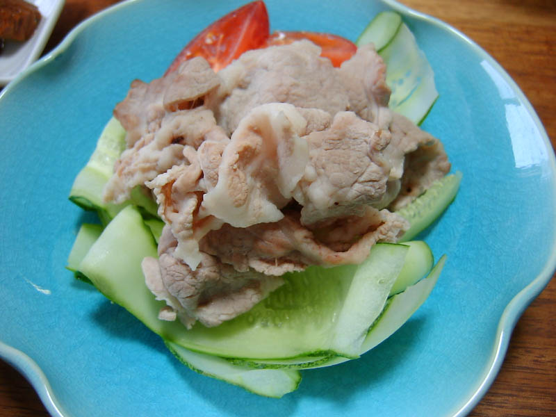 豚肉の冷しゃぶ