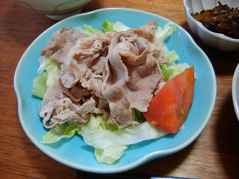豚肉の冷しゃぶ