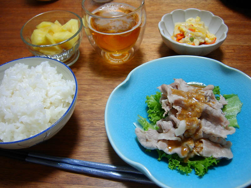 豚肉の冷しゃぶ