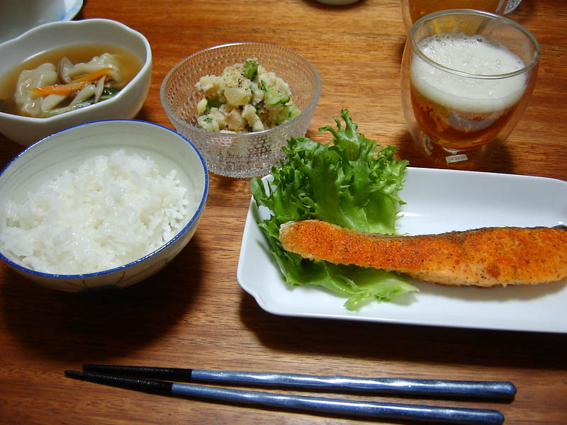 鮭のムニエル