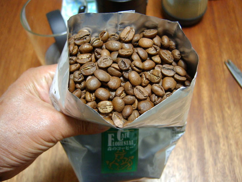 森のコーヒーを開封