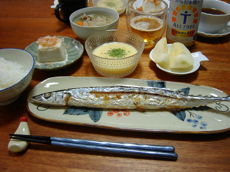 サンマの塩焼き