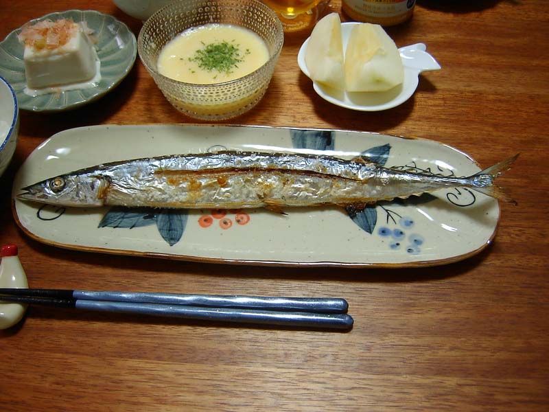 サンマの塩焼き