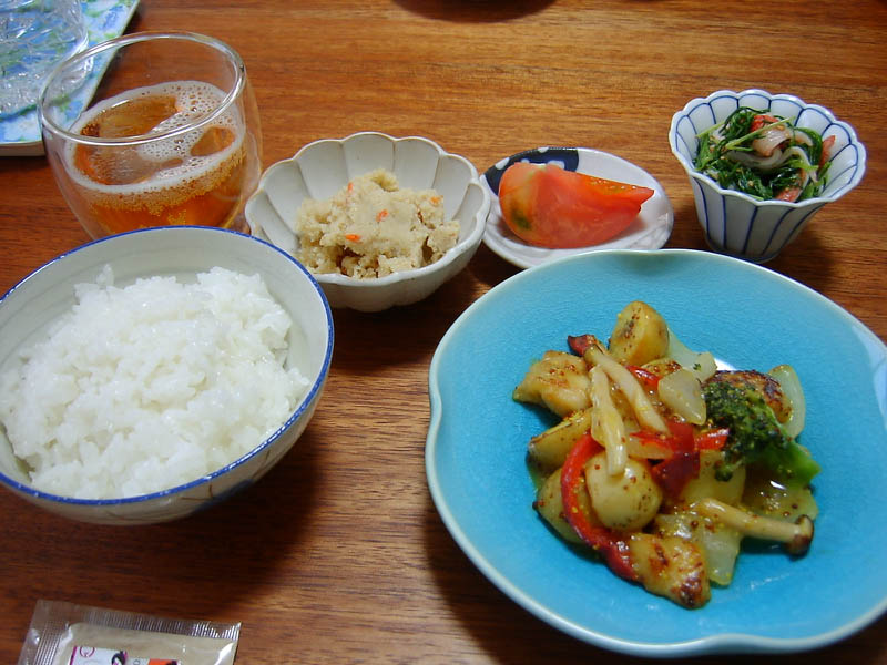 チキンとポテトのハニーマスタードソテー