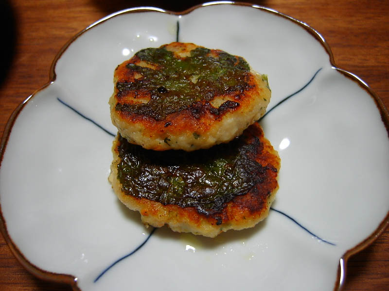 大葉のつくね焼き