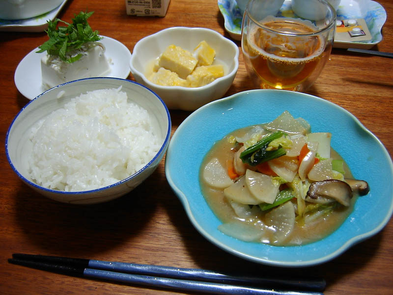 鶏肉の梅塩あんかけ
