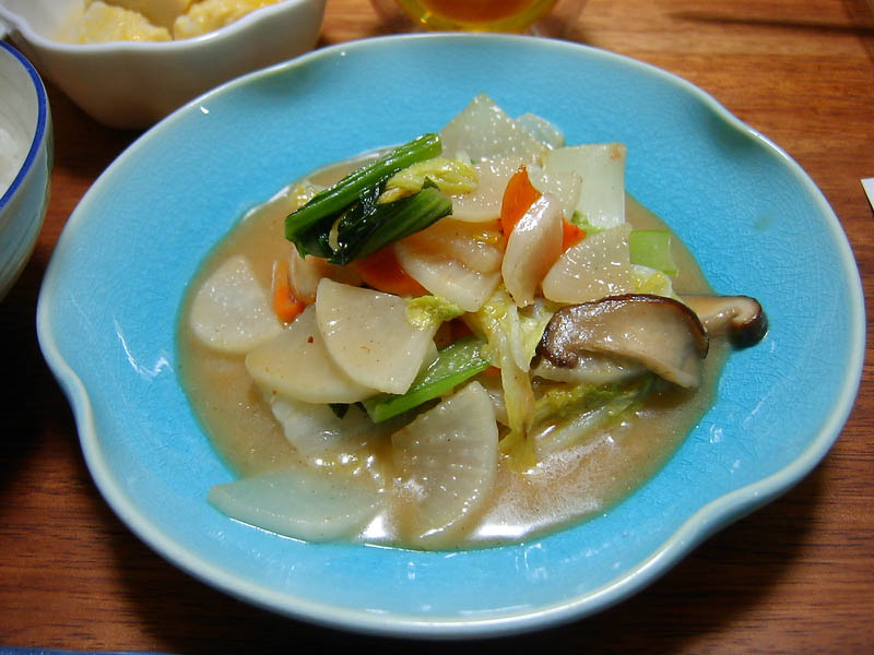 鶏肉の梅塩あんかけ