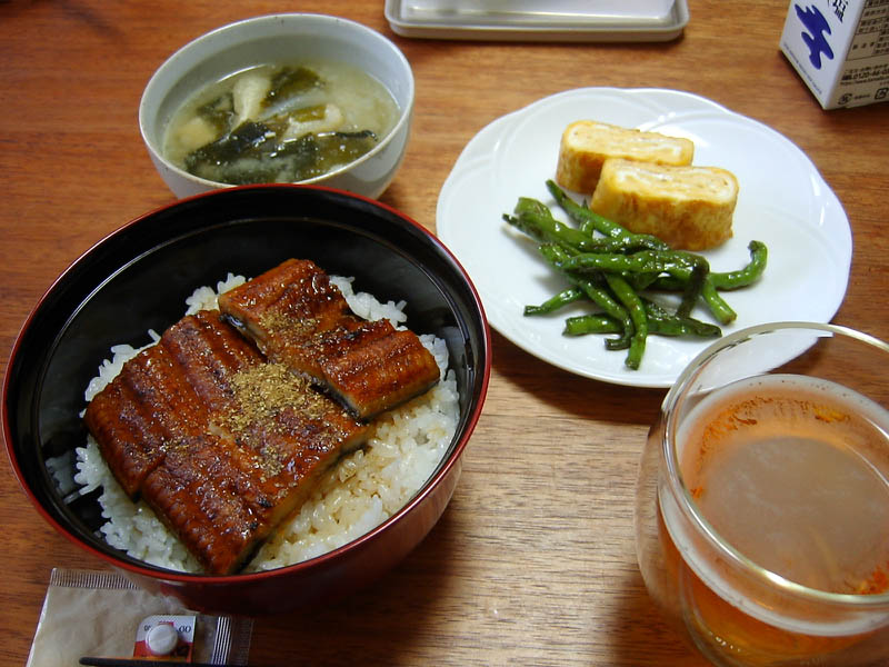 土用の丑の鰻丼