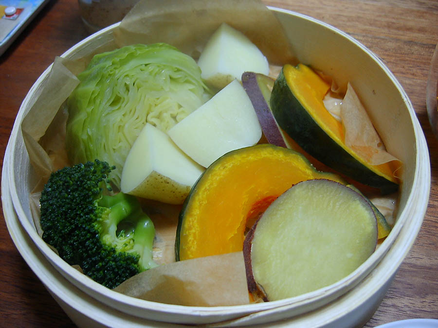野菜のせいろ蒸し