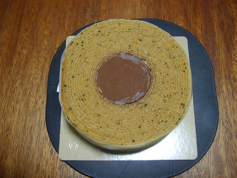 ショコラバームクーヘン紅茶