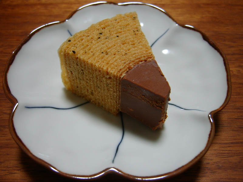 ショコラバームクーヘン紅茶