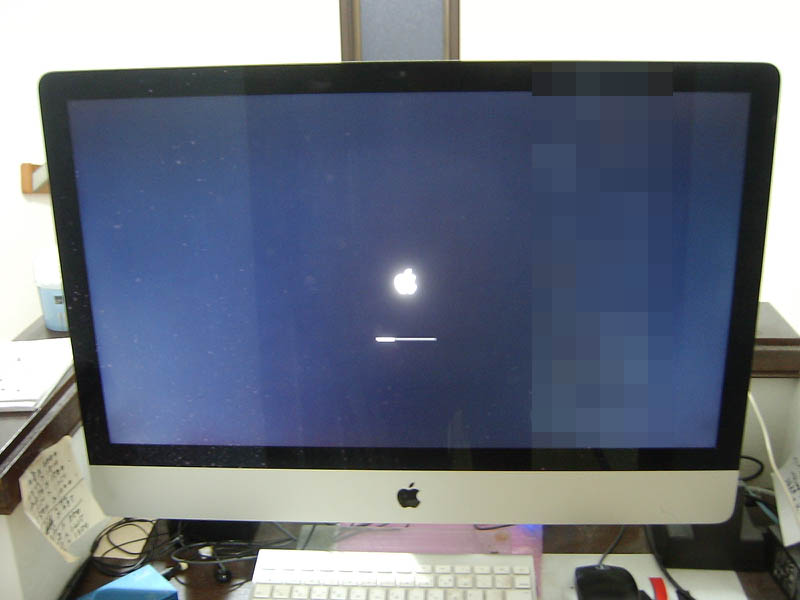27インチiMacがフリーズして再起動