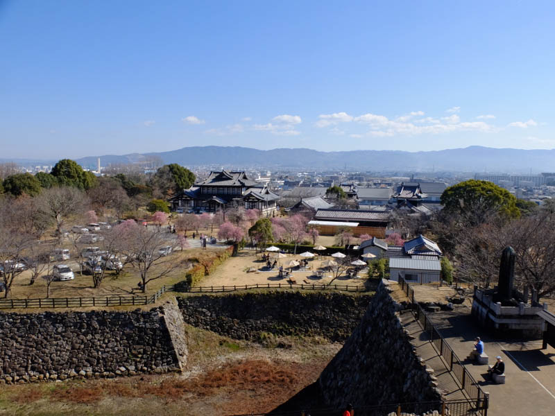 大和郡山城跡へ
