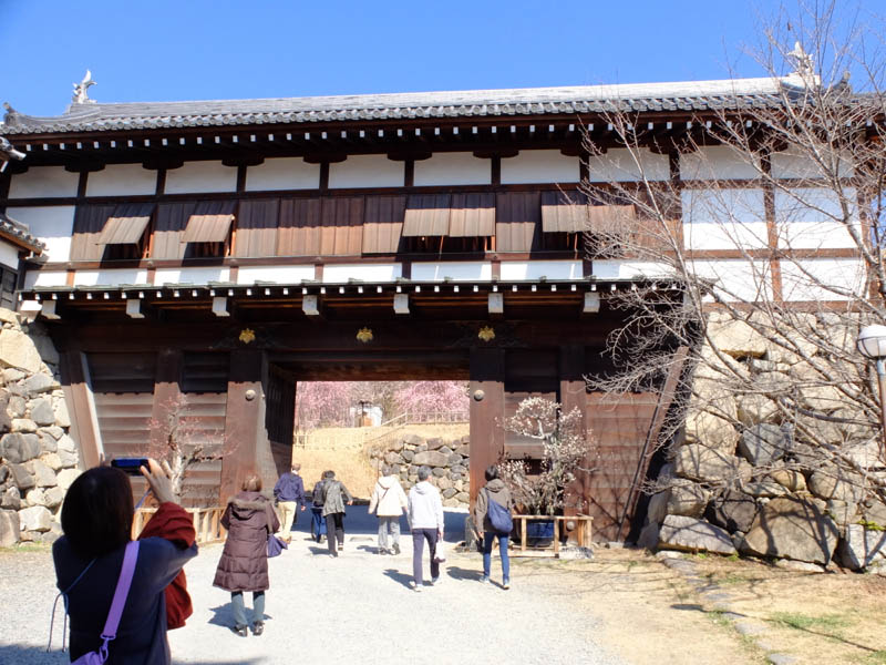 大和郡山城跡へ