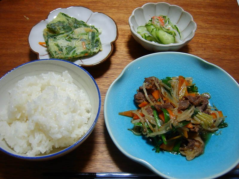 牛肉のプルコギ