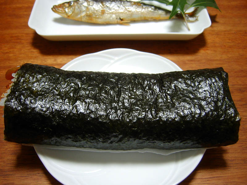 節分いわしと巻き寿司