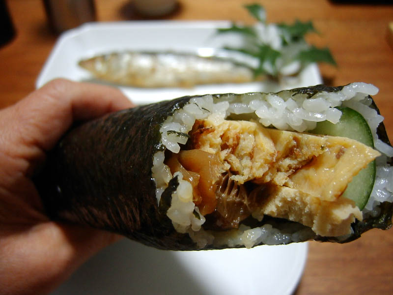 節分いわしと巻き寿司