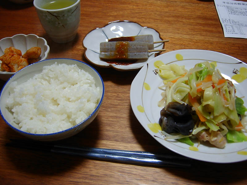 とんこつ豚野菜炒め