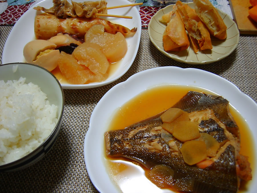 カレイの煮付け