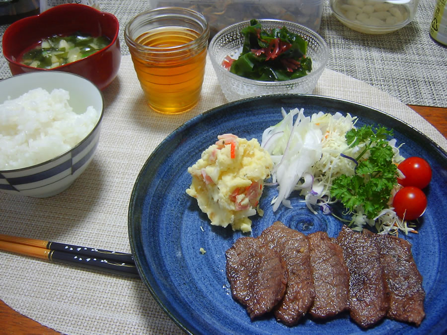 黒毛和牛のステーキ
