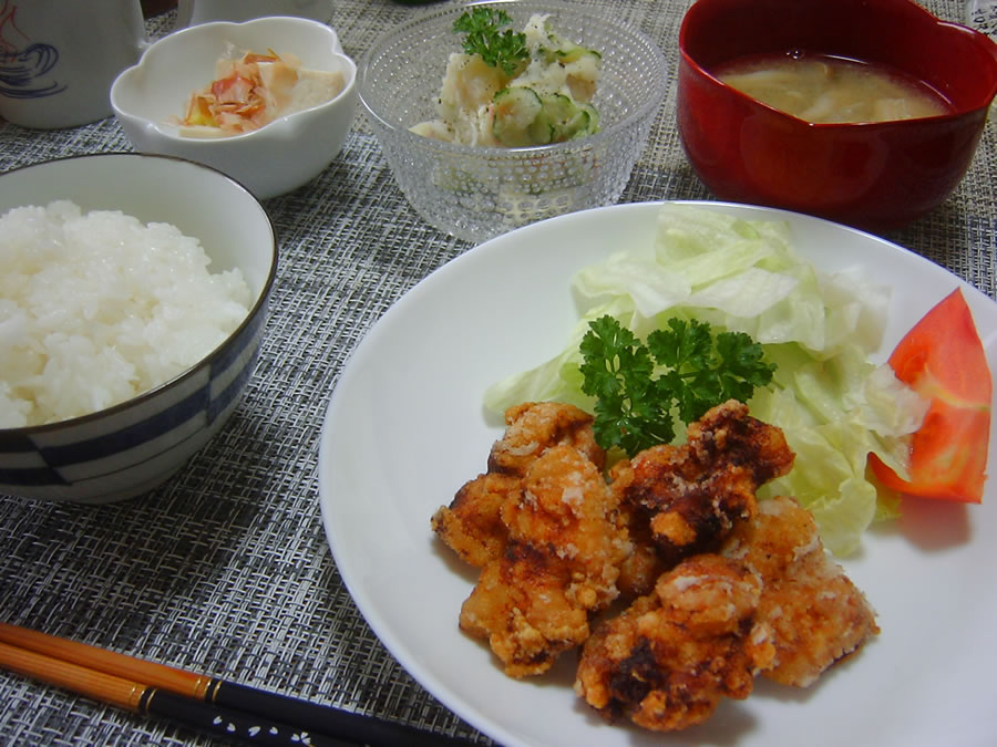 鶏肉の竜田揚げ