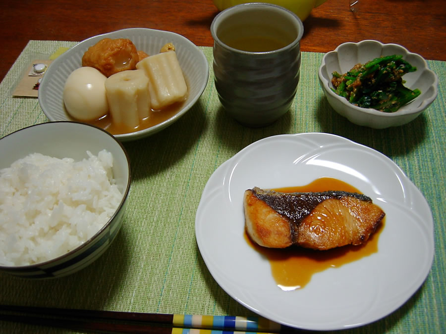 ブリの照り焼き