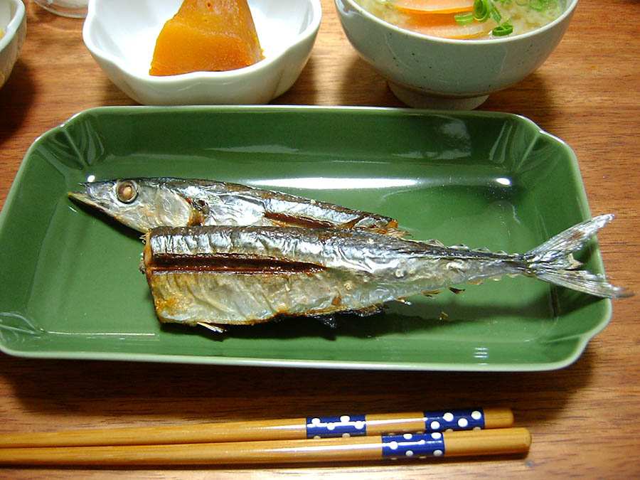 サンマの塩焼き